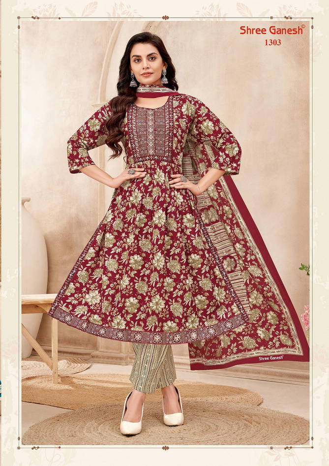 Zaara Vol 3 By Shree Ganesh Naira Cut Printed Kurti With Bottom Dupatta Wholesalers In Delhi